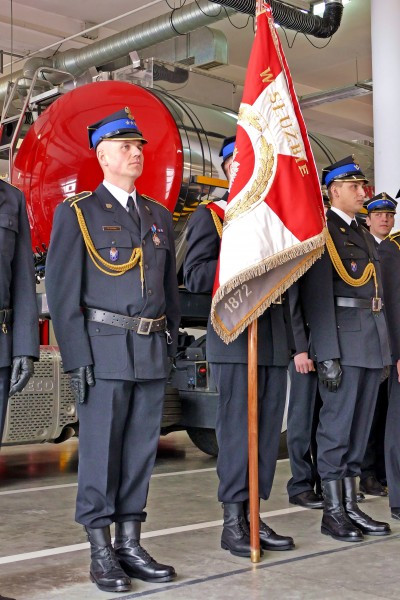 Nominacje, awanse i odznaczenia. Dzień strażaka w sanockiej komendzie [ZDJĘCIA]