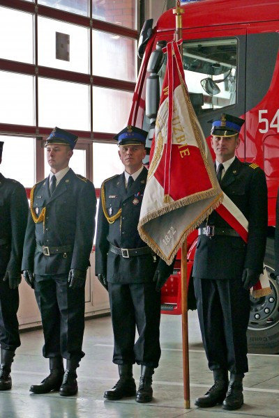 Nominacje, awanse i odznaczenia. Dzień strażaka w sanockiej komendzie [ZDJĘCIA]