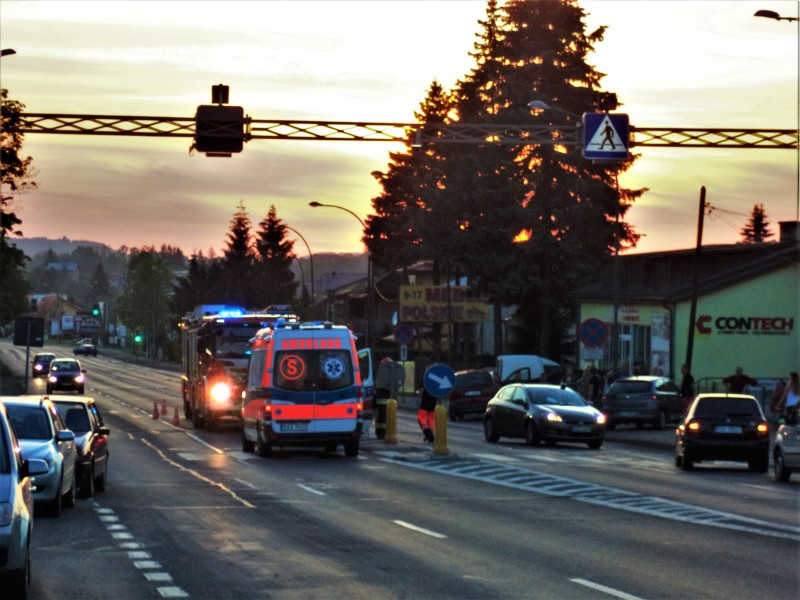 Wypadek na pasach. Ranna kobieta zmarła w szpitalu [ZDJĘCIA, AKTUALIZACJA]
