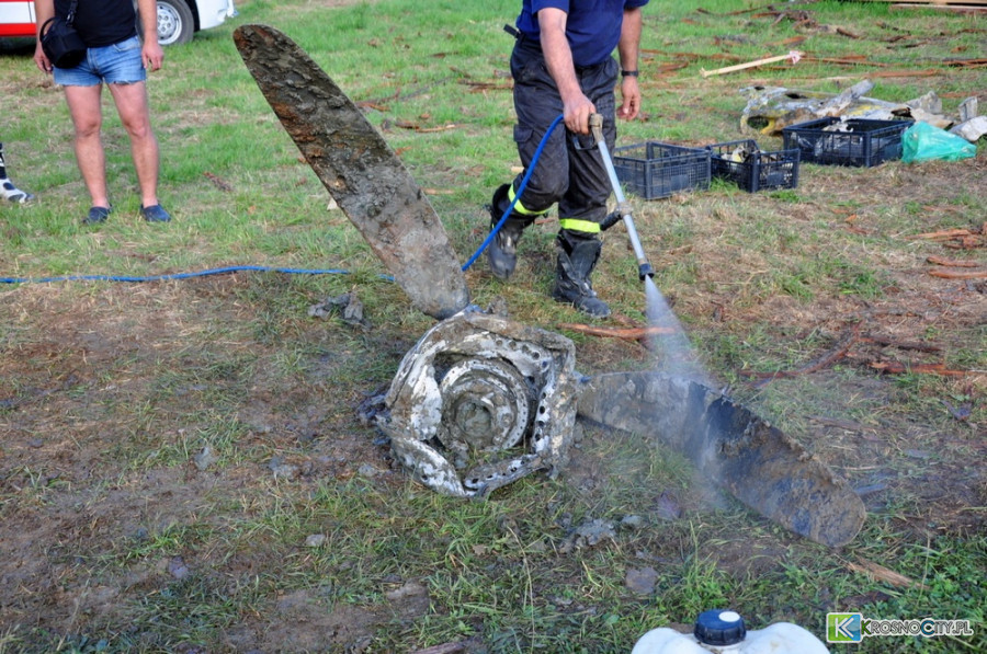 Messerschmitt rozbił się pod Krosnem. Jakie tajemnice skrywa ziemia? [ZDJĘCIA]