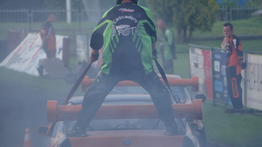 Kaskaderskie show w Sanoku [FOTORELACJA]