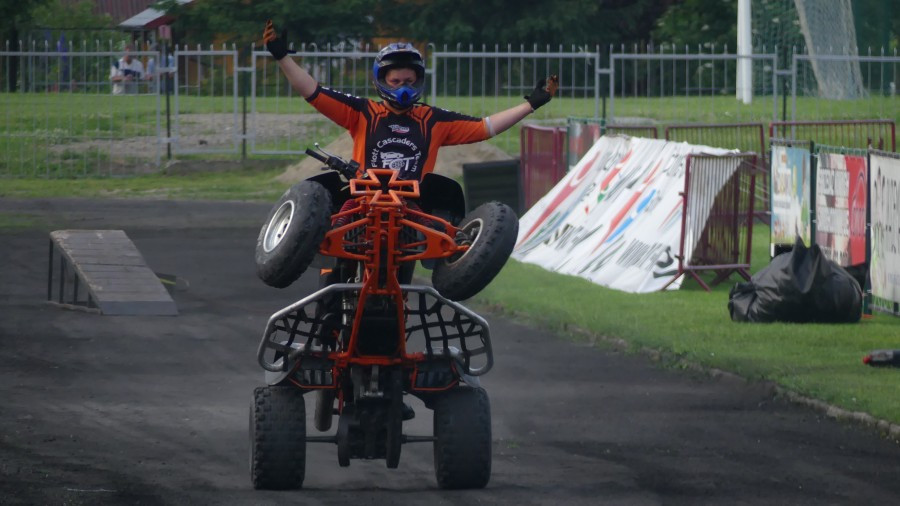 Kaskaderskie show w Sanoku [FOTORELACJA]