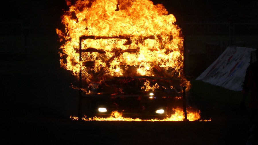 Kaskaderskie show w Sanoku [FOTORELACJA]