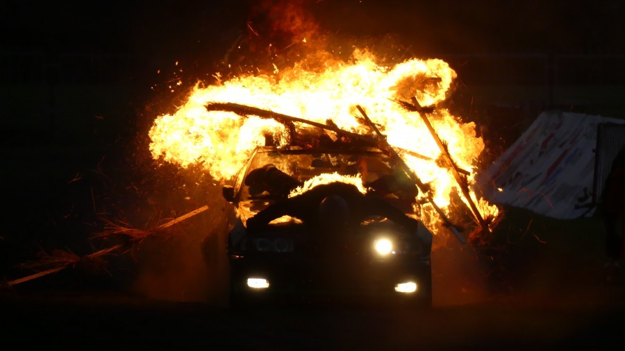 Kaskaderskie show w Sanoku [FOTORELACJA]