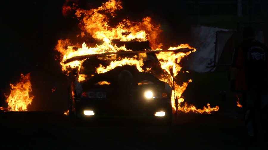 Kaskaderskie show w Sanoku [FOTORELACJA]