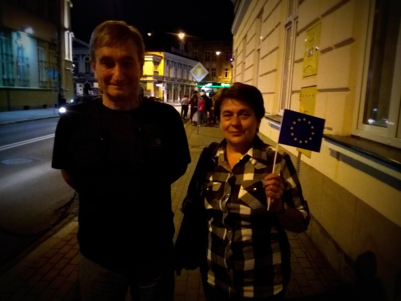 Tłum w obronie sądów w Sanoku [ZDJĘCIA]