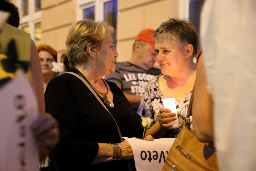 Kolejny dzień protestów pod sądem [OBSZERNA FOTORELACJA]