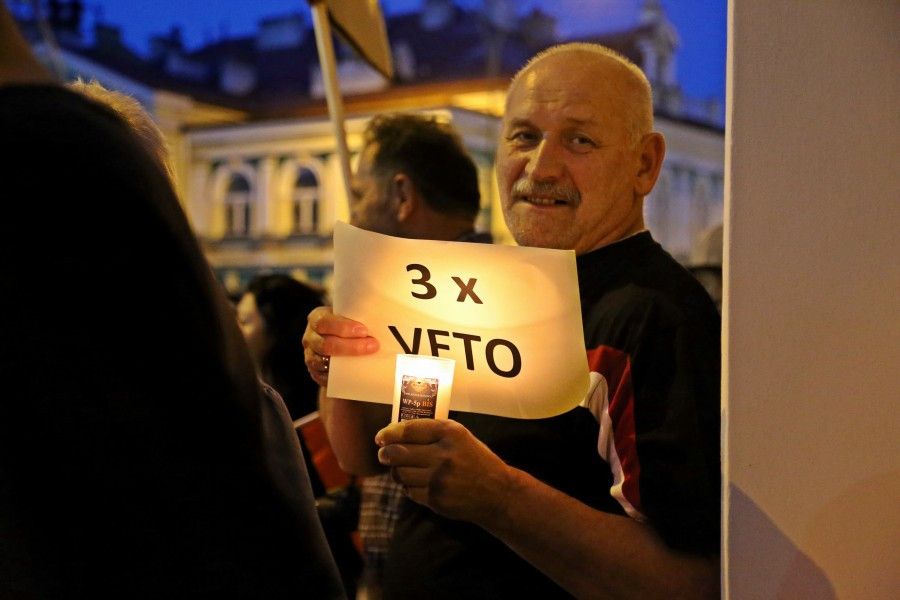 Kolejny dzień protestów pod sądem [OBSZERNA FOTORELACJA]