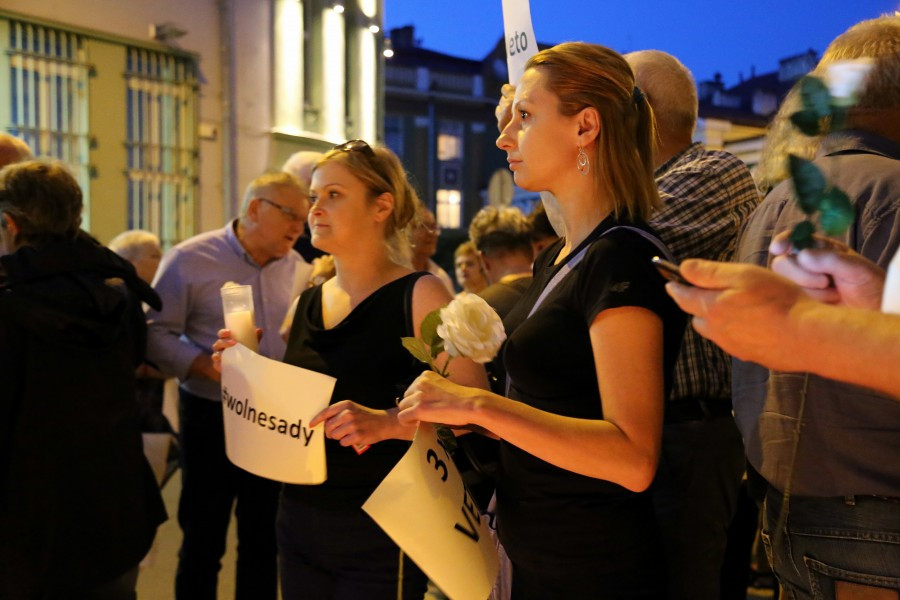 Kolejny dzień protestów pod sądem [OBSZERNA FOTORELACJA]