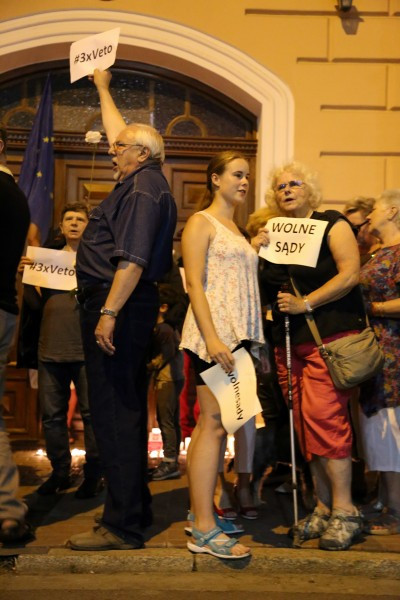 Kolejny dzień protestów pod sądem [OBSZERNA FOTORELACJA]
