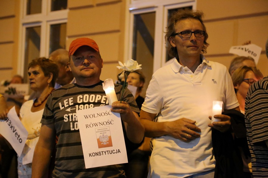 Kolejny dzień protestów pod sądem [OBSZERNA FOTORELACJA]