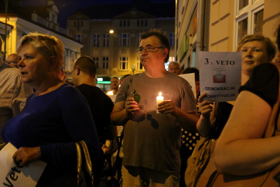 Kolejny dzień protestów pod sądem [OBSZERNA FOTORELACJA]