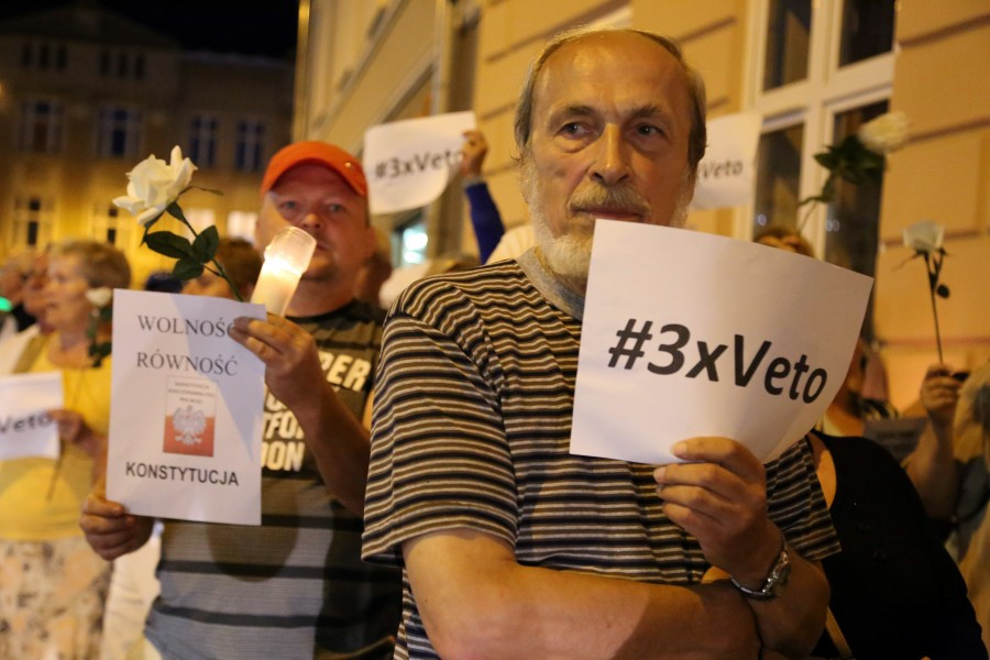 Kolejny dzień protestów pod sądem [OBSZERNA FOTORELACJA]