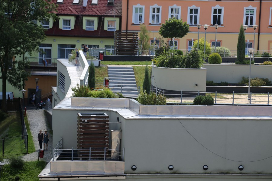 Niebezpieczne zabawy na dachu