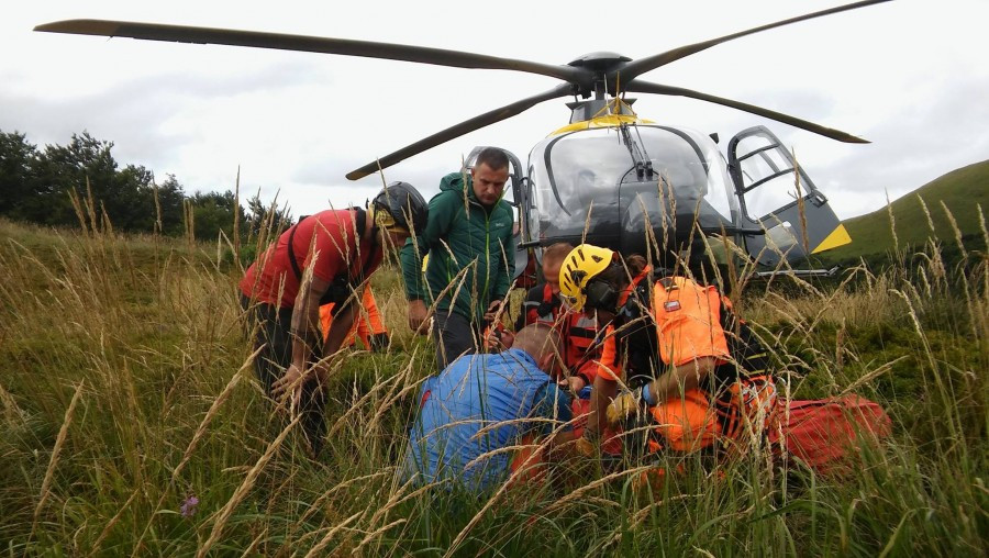 Po linach na ratunek [ZDJĘCIA]