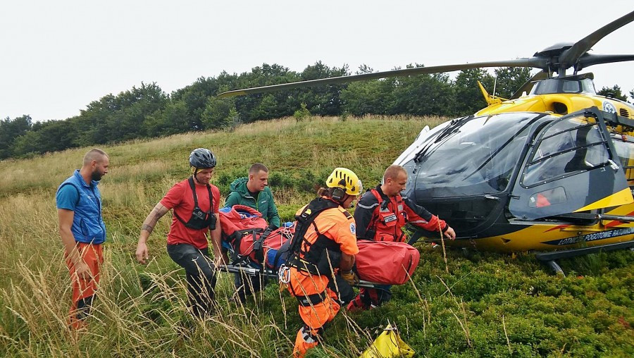 Po linach na ratunek [ZDJĘCIA]