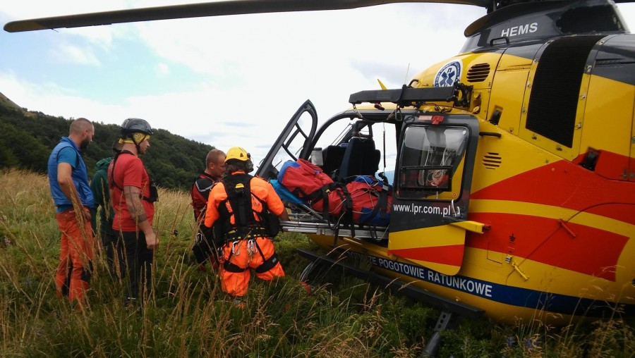 Po linach na ratunek [ZDJĘCIA]