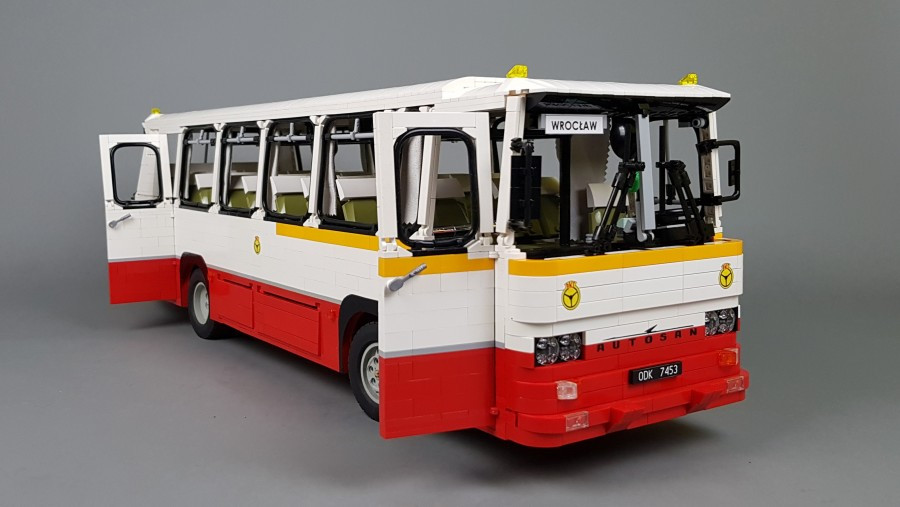 Zbudował kultowy Autosan z klocków