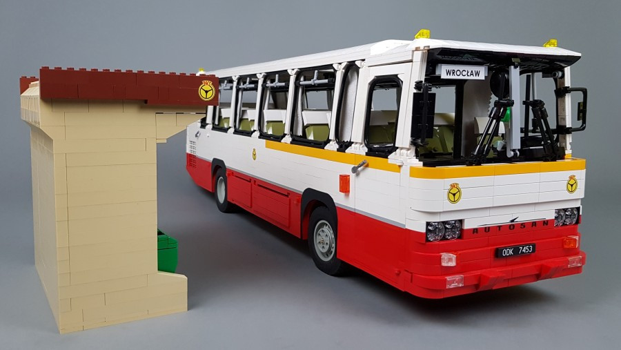 Zbudował kultowy Autosan z klocków