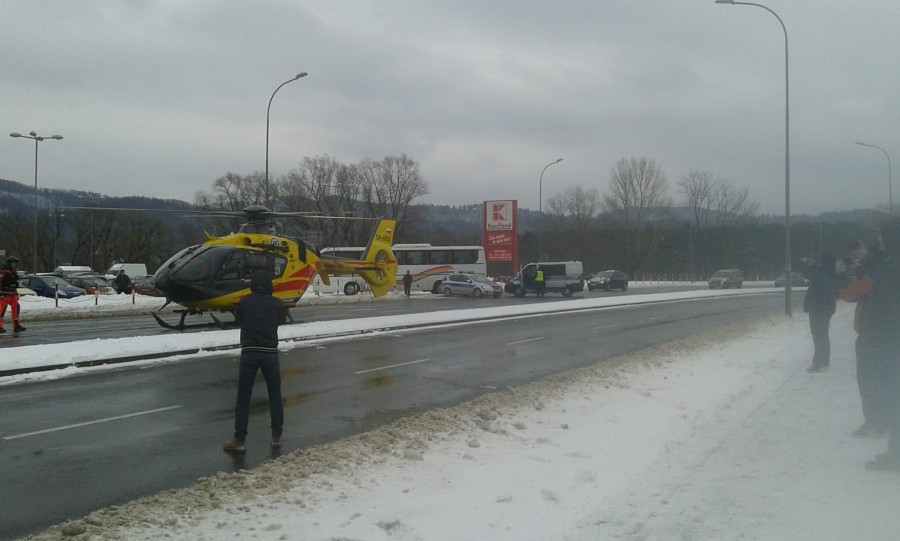 Zderzenie ciężarówki z osobówką. Ciężko ranne dziecko [ZDJĘCIA]