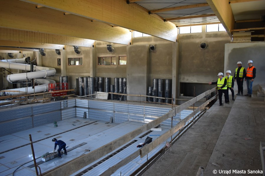 Zobacz, jak przebiega budowa Centrum Rehabilitacji i Sportu w Sanoku