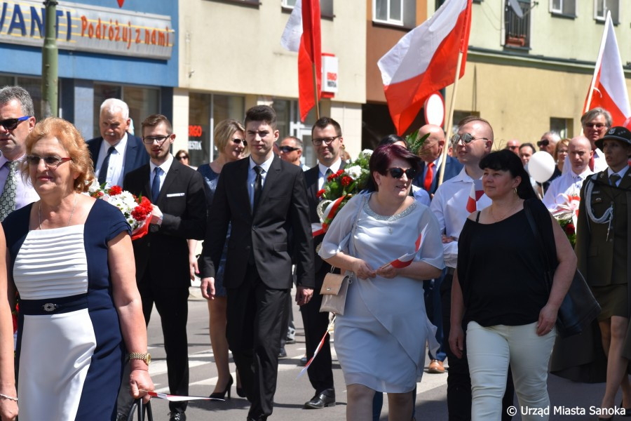 Sanoczanie uczcili święto Konstytucji