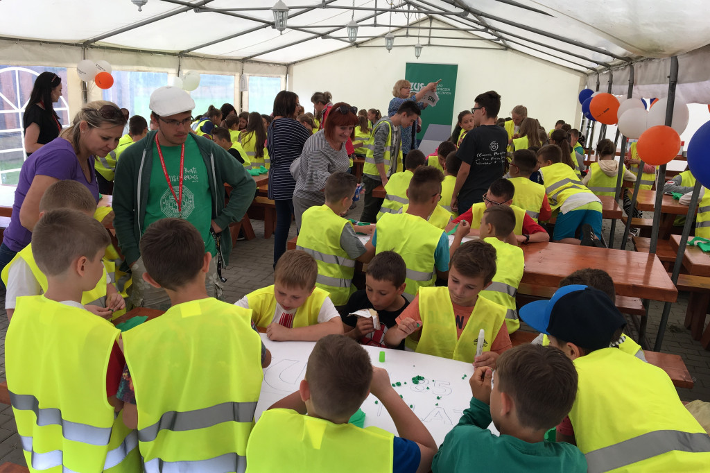 Warsztaty dla dzieci w Myczkowcach