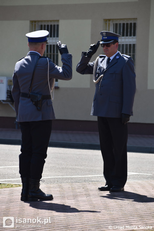 Pożegnanie komendanta sanockiej policji
