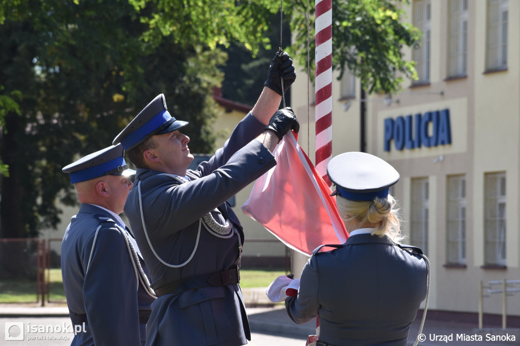 Pożegnanie komendanta sanockiej policji