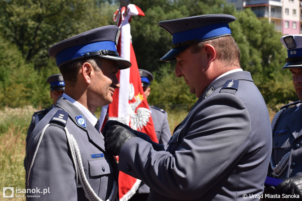 Pożegnanie komendanta sanockiej policji