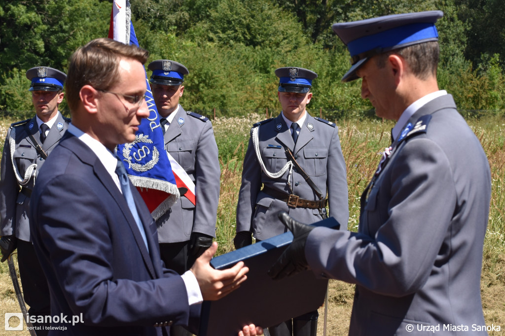 Pożegnanie komendanta sanockiej policji