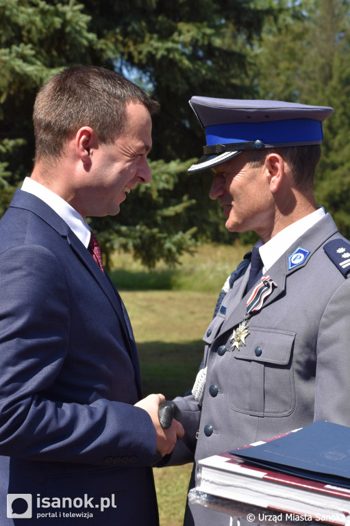 Pożegnanie komendanta sanockiej policji