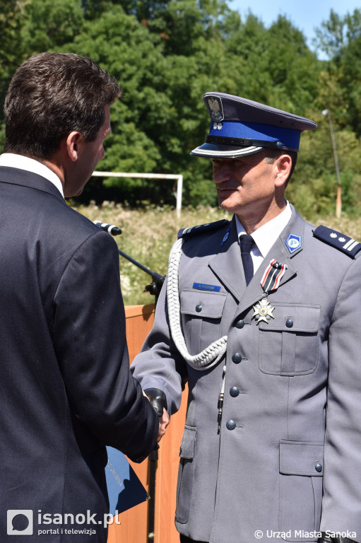 Pożegnanie komendanta sanockiej policji