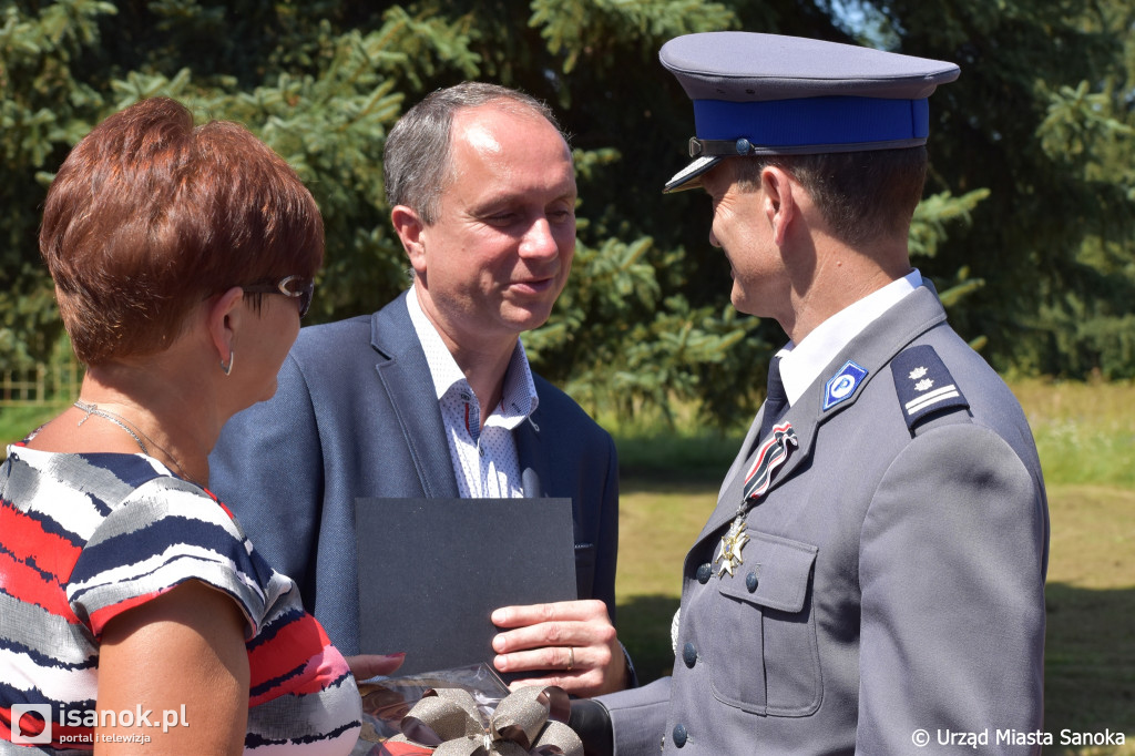 Pożegnanie komendanta sanockiej policji