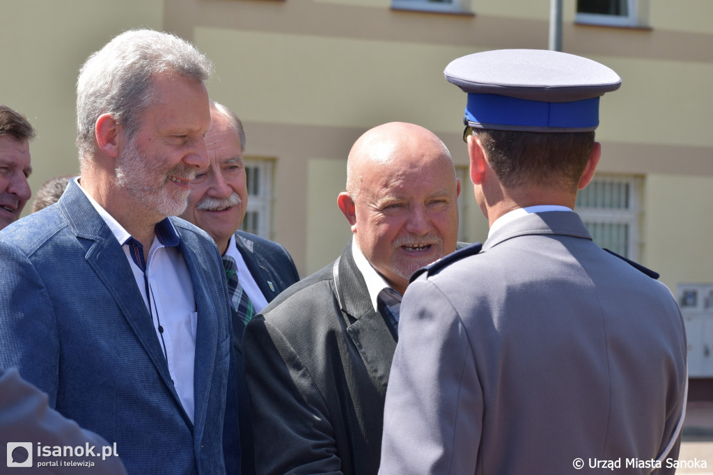 Pożegnanie komendanta sanockiej policji