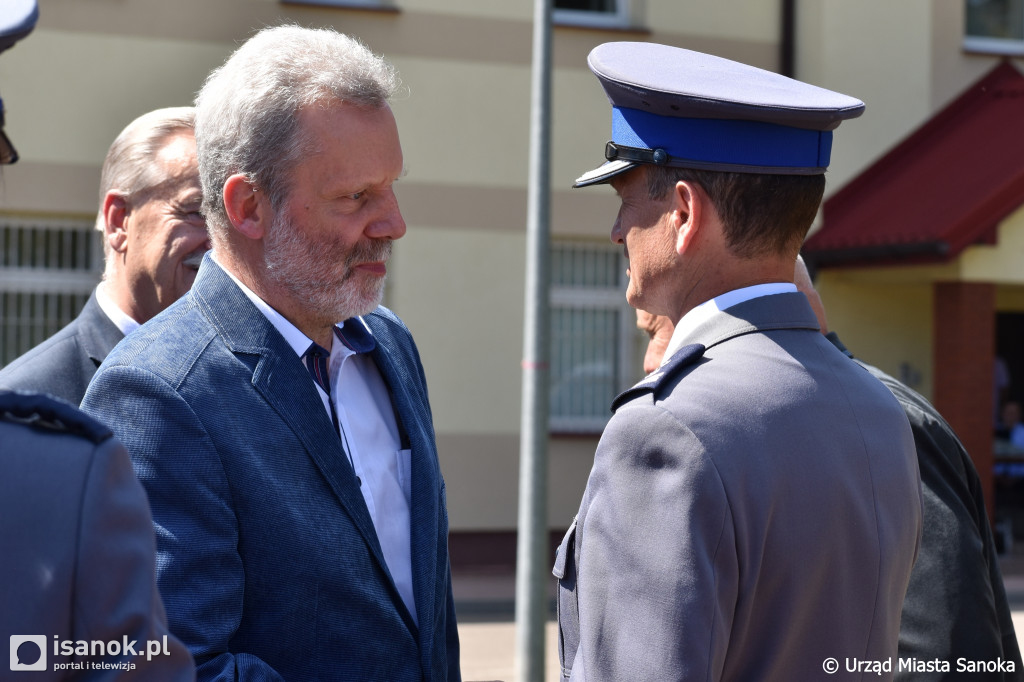 Pożegnanie komendanta sanockiej policji