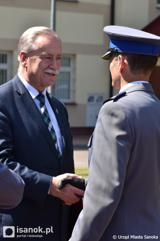 Pożegnanie komendanta sanockiej policji