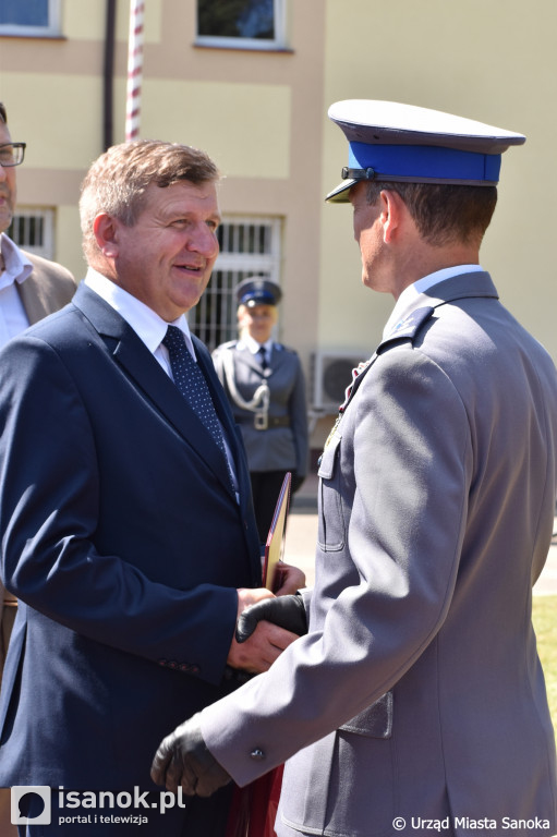 Pożegnanie komendanta sanockiej policji