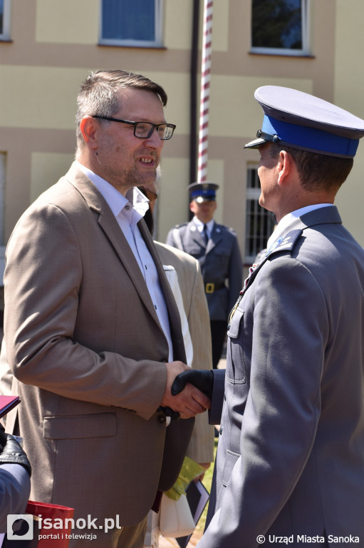 Pożegnanie komendanta sanockiej policji