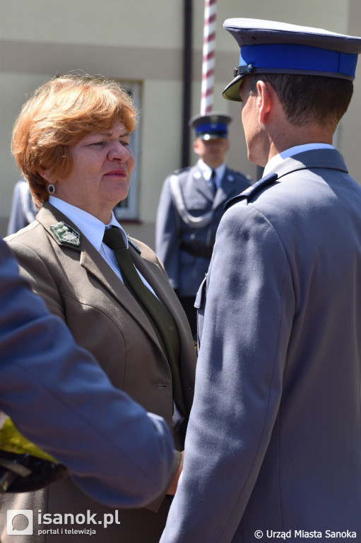 Pożegnanie komendanta sanockiej policji