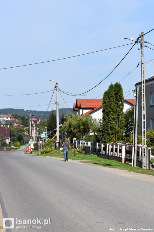 Sanok oświetlony. Zamontowanych blisko 40 lamp!