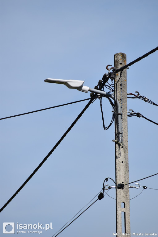 Sanok oświetlony. Zamontowanych blisko 40 lamp!