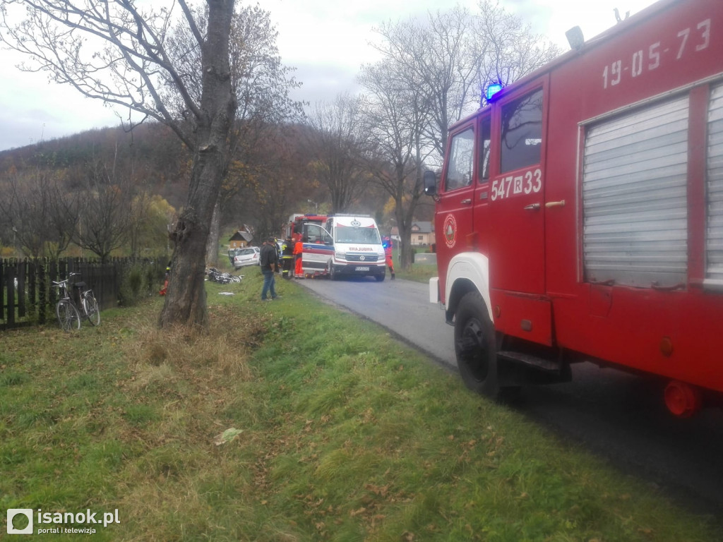 Wypadek motocyklisty w Mrzygłodzie