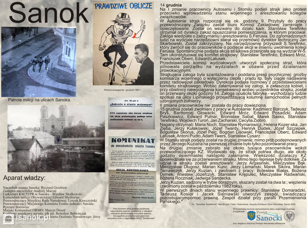 Tak 37 lat temu wyglądał stan wojenny w Sanoku (ZDJĘCIA)