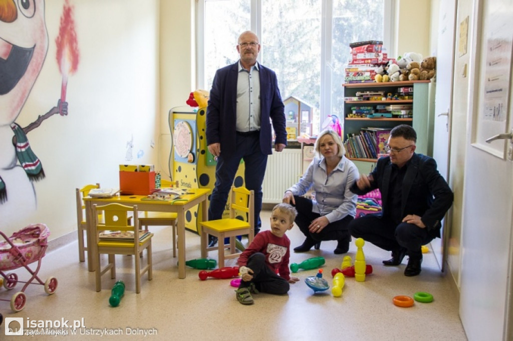 Serenadowy Kącik Zabaw w SP ZOZ Ustrzyki Dolne już czeka na najmłodszych