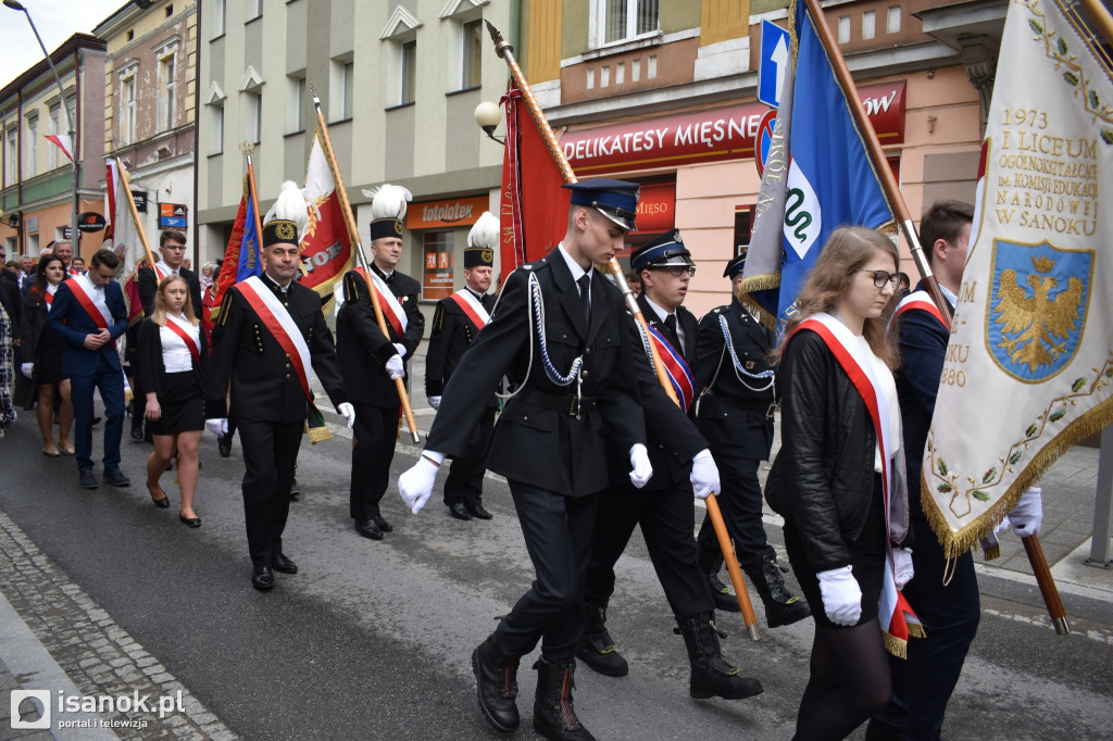 Uroczystości 3 Maja w Sanoku
