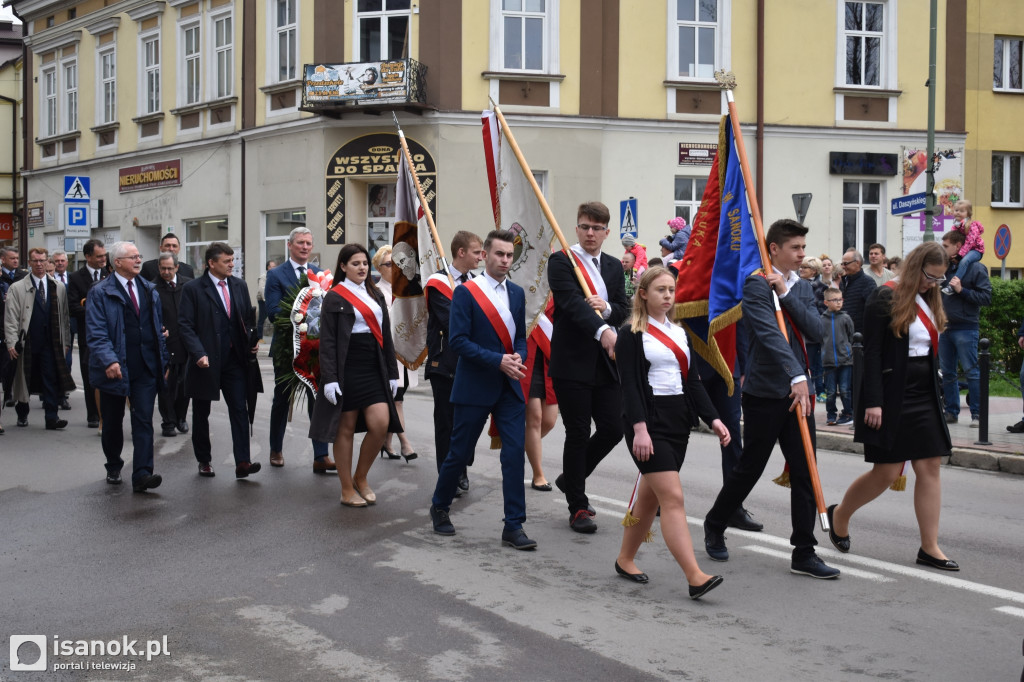 Uroczystości 3 Maja w Sanoku