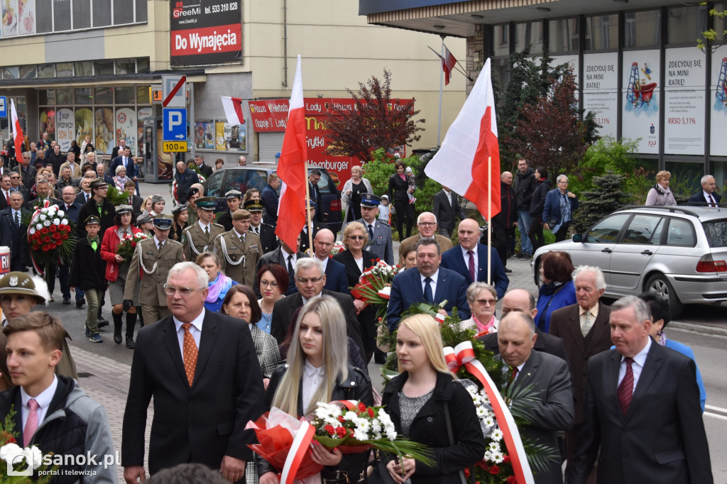 Uroczystości 3 Maja w Sanoku