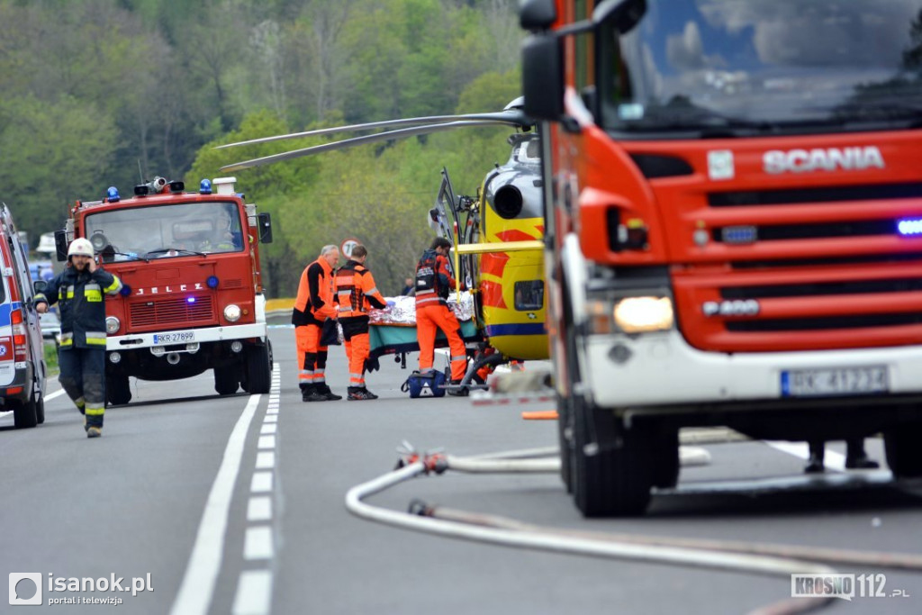 Tragiczne zderzenie trzech pojazdów