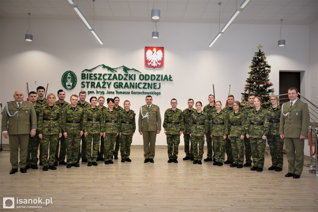 Nowi funkcjonariusze Bieszczadzkiego Oddziału SG